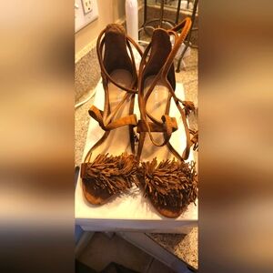 Beautiful camel sandals